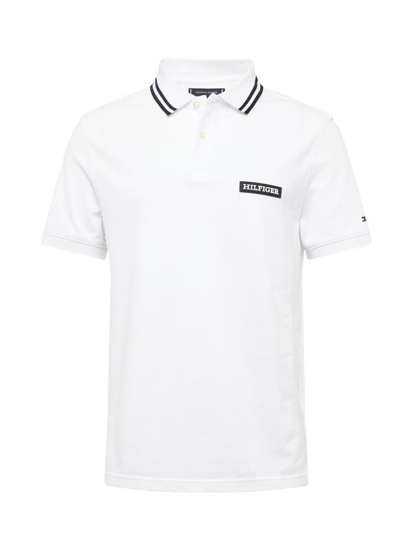 TOMMY HILFIGER TOMMY HILFIGER Тениска  нейви синьо / бяло