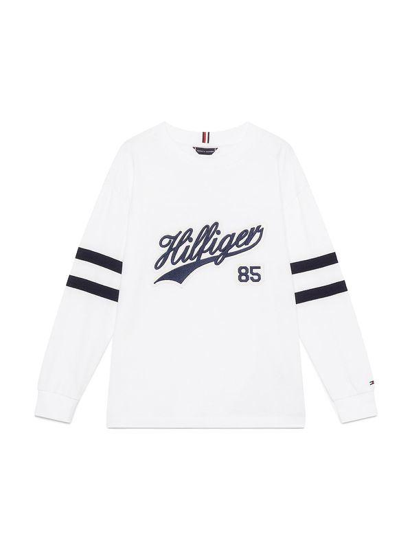 TOMMY HILFIGER TOMMY HILFIGER Тениска  нейви синьо / бяло