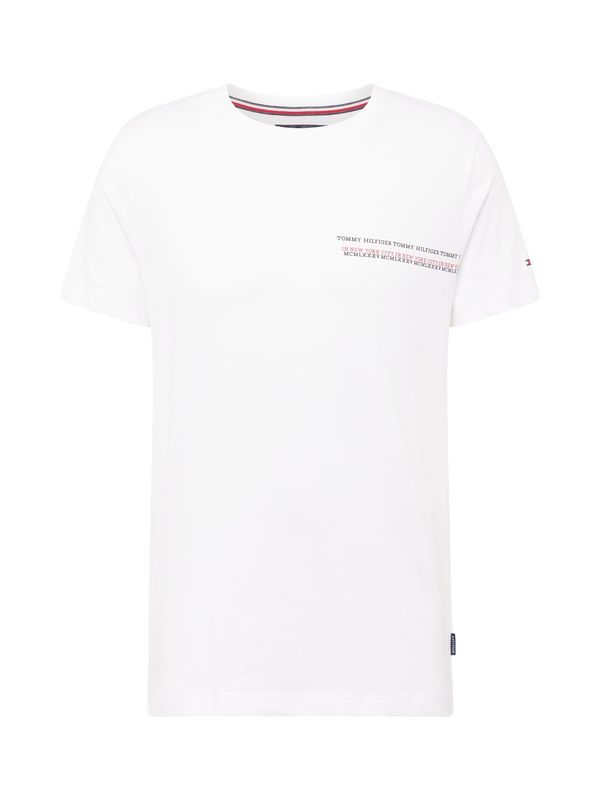 TOMMY HILFIGER TOMMY HILFIGER Тениска  нейви синьо / червено / бяло