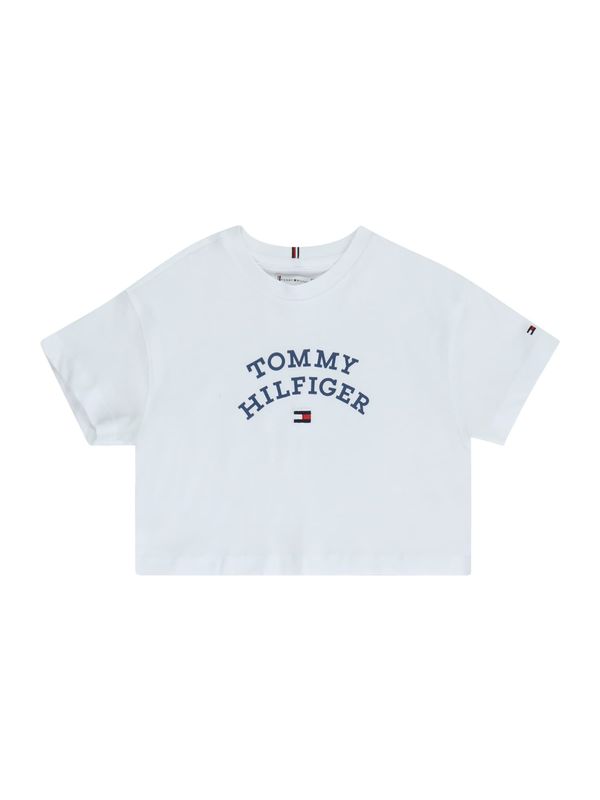 TOMMY HILFIGER TOMMY HILFIGER Тениска  нейви синьо / червено / бяло