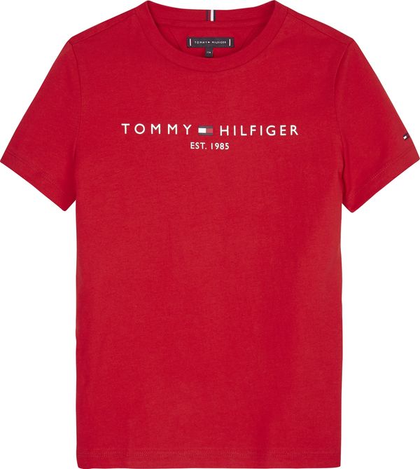 TOMMY HILFIGER TOMMY HILFIGER Тениска  нейви синьо / червено / бяло