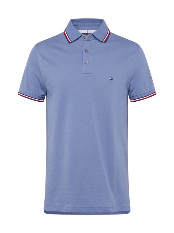 TOMMY HILFIGER TOMMY HILFIGER Тениска  нейви синьо / гълъбово синьо / червено / бяло