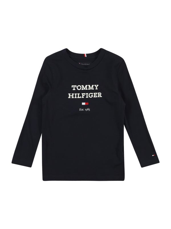 TOMMY HILFIGER TOMMY HILFIGER Тениска  нейви синьо / нощно синьо / червено / бяло