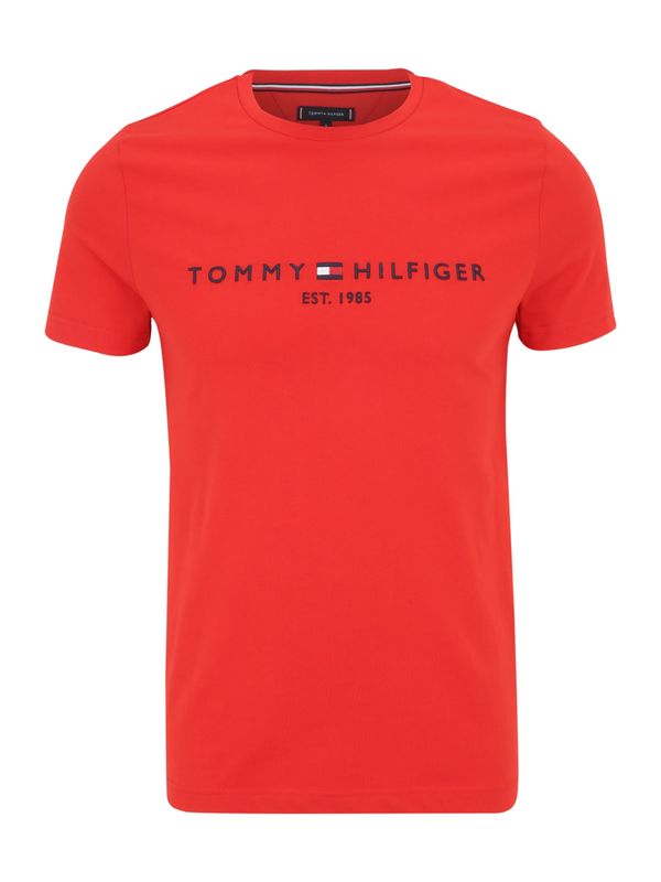 TOMMY HILFIGER TOMMY HILFIGER Тениска  нейви синьо / огнено червено / бяло