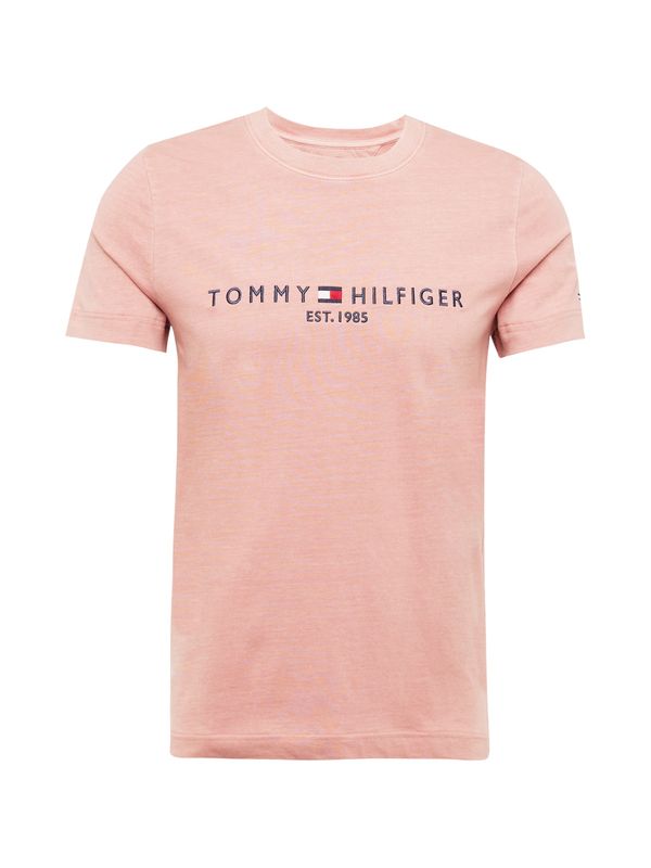 TOMMY HILFIGER TOMMY HILFIGER Тениска  нейви синьо / пастелно розово / червено / бяло