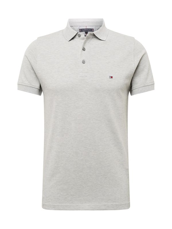 TOMMY HILFIGER TOMMY HILFIGER Тениска  нейви синьо / сив меланж / червено / бяло