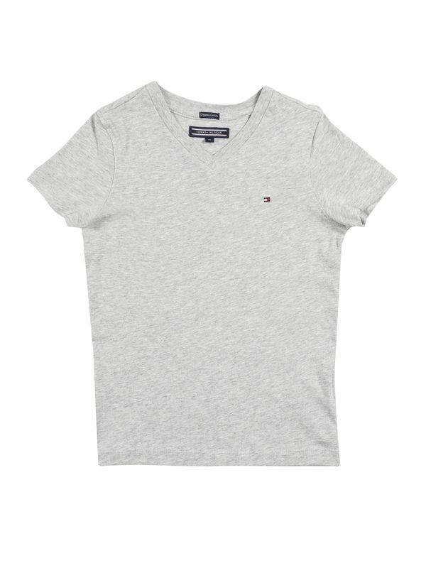 TOMMY HILFIGER TOMMY HILFIGER Тениска  нейви синьо / сив меланж / червено / бяло