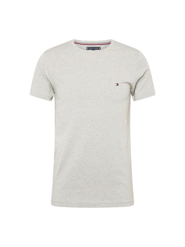 TOMMY HILFIGER TOMMY HILFIGER Тениска  нейви синьо / сив меланж / червено / бяло