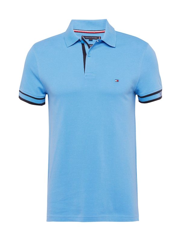 TOMMY HILFIGER TOMMY HILFIGER Тениска  нейви синьо / светлосиньо / червено / бяло
