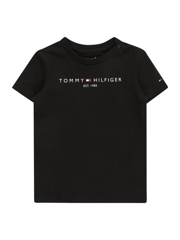 TOMMY HILFIGER TOMMY HILFIGER Тениска  нейви синьо / ярко червено / черно / бяло
