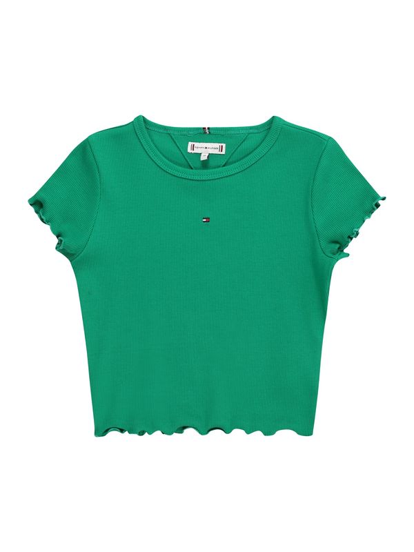 TOMMY HILFIGER TOMMY HILFIGER Тениска  нейви синьо / зелено / червено / бяло