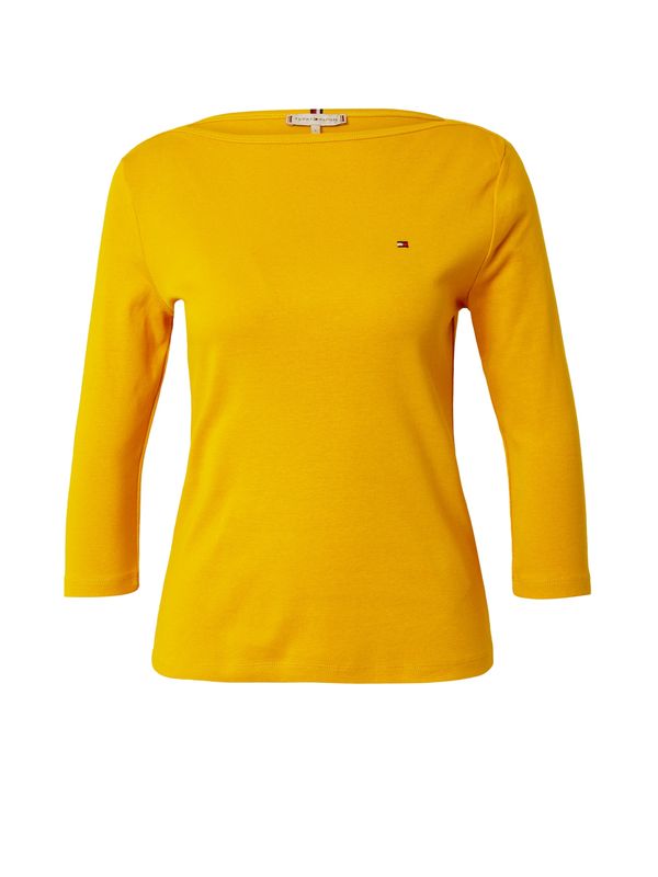 TOMMY HILFIGER TOMMY HILFIGER Тениска 'NEW CODY'  нейви синьо / златистожълто / бяло