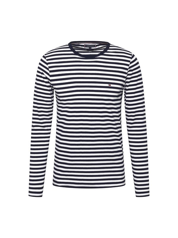 TOMMY HILFIGER TOMMY HILFIGER Тениска  нощно синьо / бяло