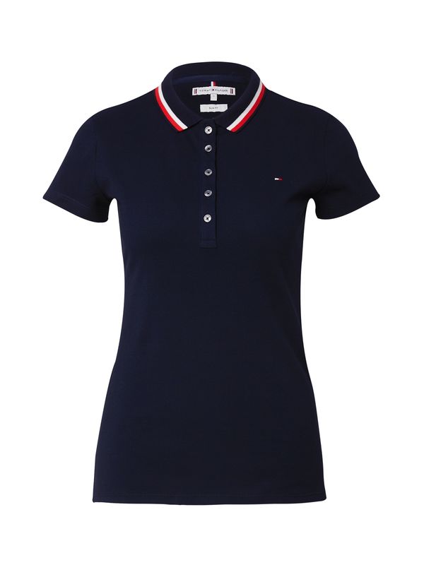TOMMY HILFIGER TOMMY HILFIGER Тениска  нощно синьо / червено / бяло