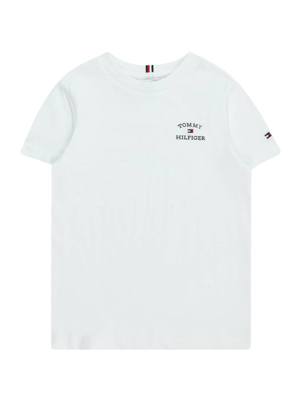 TOMMY HILFIGER TOMMY HILFIGER Тениска  нощно синьо / червено / бяло