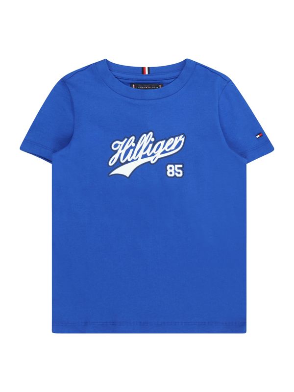 TOMMY HILFIGER TOMMY HILFIGER Тениска  синьо / бяло