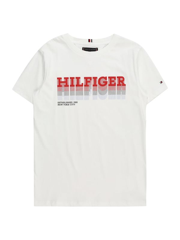 TOMMY HILFIGER TOMMY HILFIGER Тениска  синьо / червено / черно / бяло