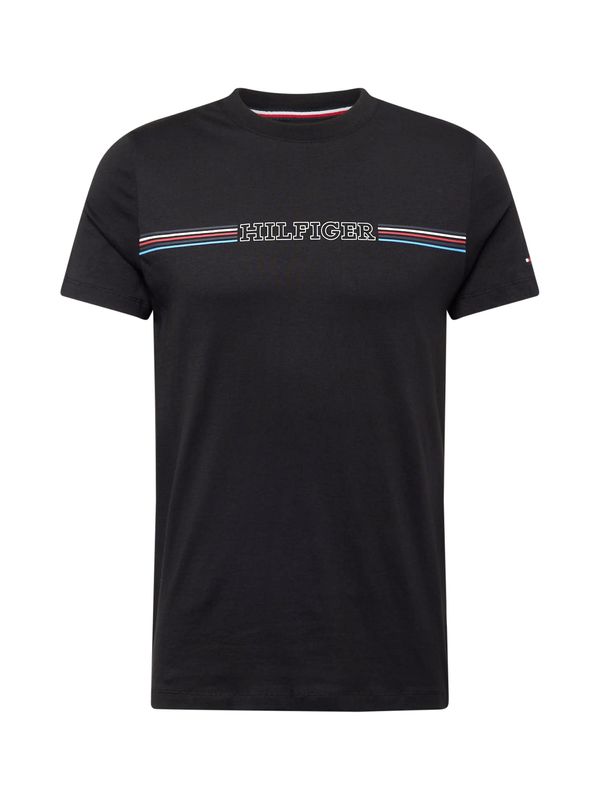 TOMMY HILFIGER TOMMY HILFIGER Тениска  синьо / червено / черно / бяло