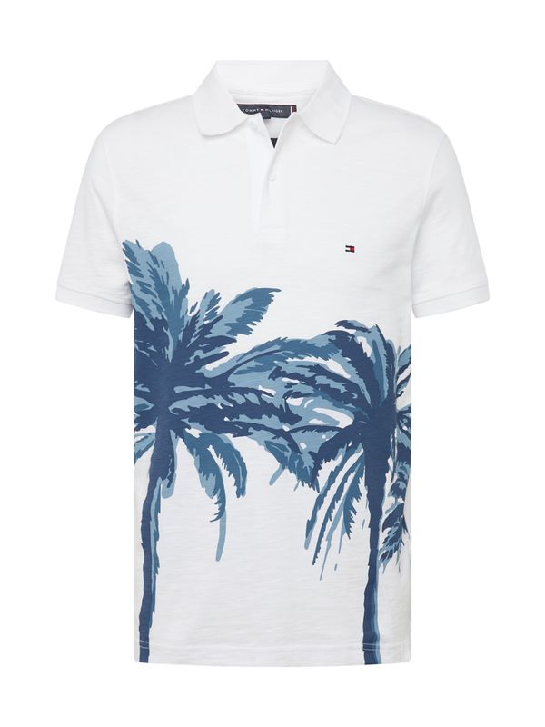 TOMMY HILFIGER TOMMY HILFIGER Тениска  синьо / опушено синьо / бяло