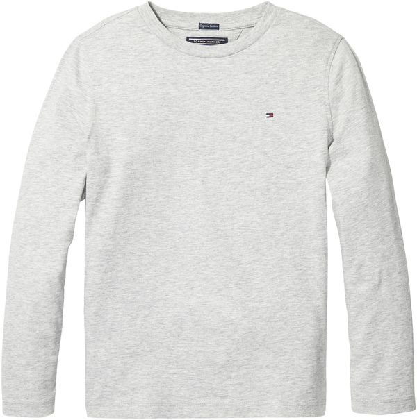 TOMMY HILFIGER TOMMY HILFIGER Тениска  синьо / сив меланж / червено / бяло