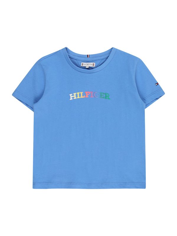 TOMMY HILFIGER TOMMY HILFIGER Тениска  синьо / светложълто / зелено / бледорозово