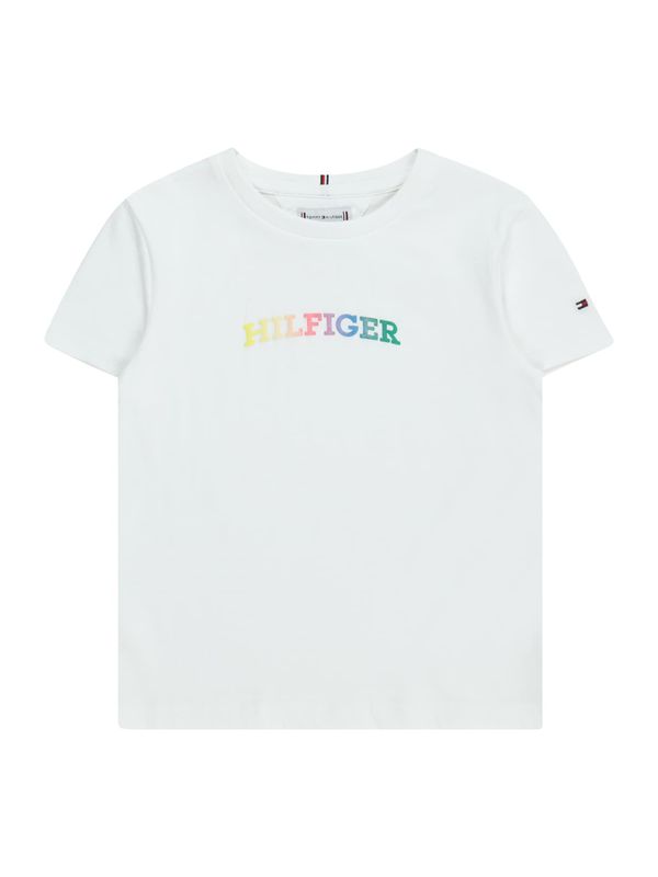 TOMMY HILFIGER TOMMY HILFIGER Тениска  синьо / жълто / тъмнозелено / естествено бяло