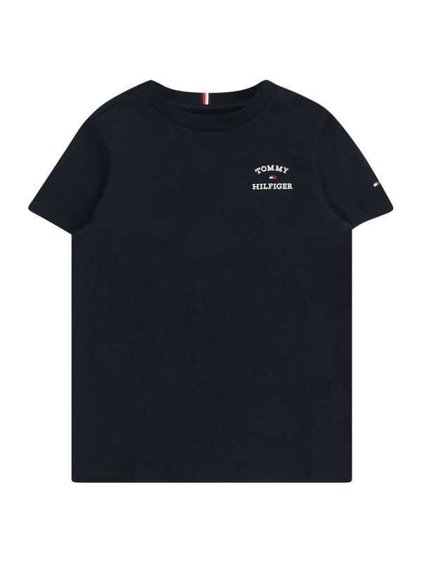 TOMMY HILFIGER TOMMY HILFIGER Тениска  тъмносиньо / алено / бяло