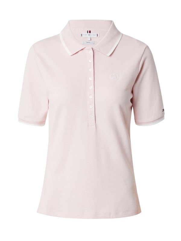 TOMMY HILFIGER TOMMY HILFIGER Тениска  тъмносиньо / бледорозово / червено / бяло