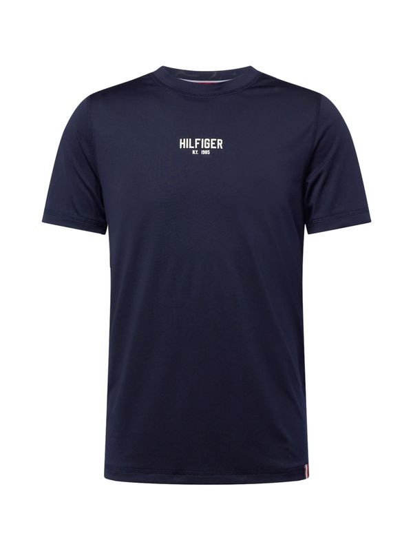 TOMMY HILFIGER TOMMY HILFIGER Тениска  тъмносиньо / бяло