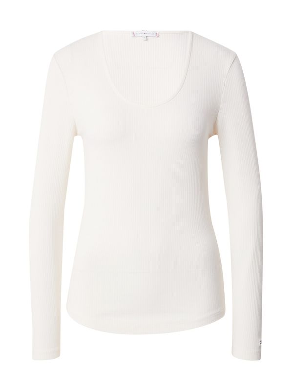 TOMMY HILFIGER TOMMY HILFIGER Тениска  тъмносиньо / червено / бяло / яйчена черупка