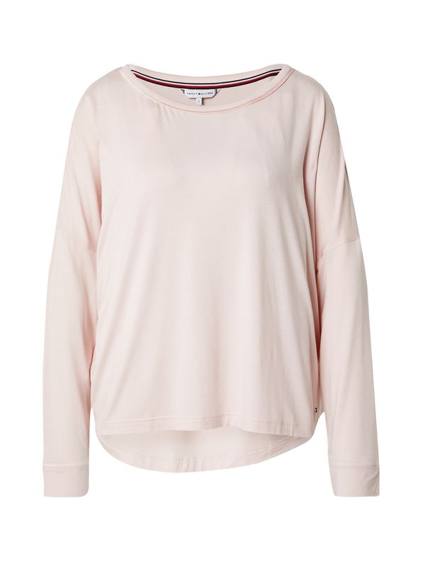 TOMMY HILFIGER TOMMY HILFIGER Тениска за спане  нейви синьо / бледорозово / червено / бяло