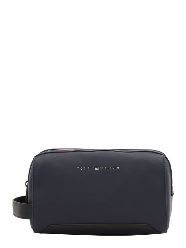 TOMMY HILFIGER TOMMY HILFIGER Тоалетна чанта 'Essential'  нейви синьо / червено / черно / сребърно