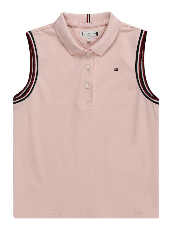 TOMMY HILFIGER TOMMY HILFIGER Топ  нейви синьо / бледорозово / червено