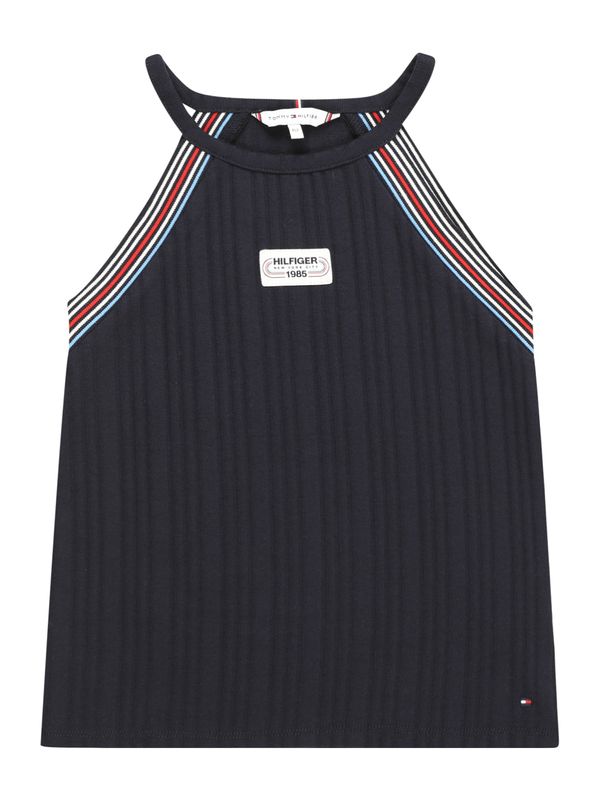 TOMMY HILFIGER TOMMY HILFIGER Топ  нощно синьо / червено / бяло