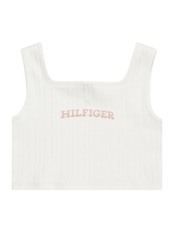 TOMMY HILFIGER TOMMY HILFIGER Топ  пепел от рози / бяло