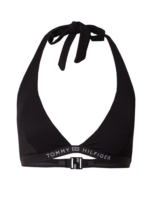 Tommy Hilfiger Underwear Tommy Hilfiger Underwear Горнище на бански  черно / бяло