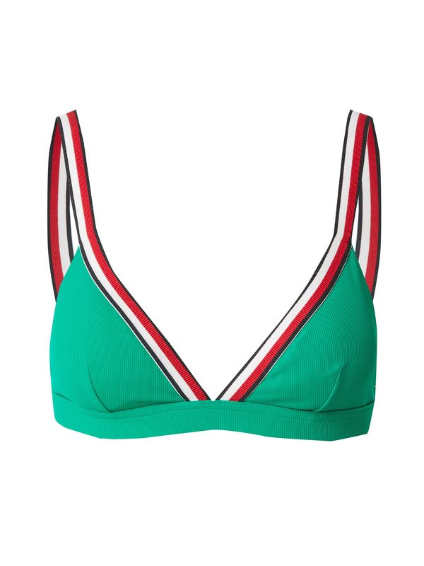 Tommy Hilfiger Underwear Tommy Hilfiger Underwear Горнище на бански  нейви синьо / зелено / ярко червено / бяло