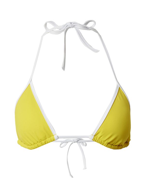 Tommy Hilfiger Underwear Tommy Hilfiger Underwear Горнище на бански  жълто / бяло