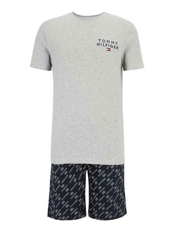 Tommy Hilfiger Underwear Tommy Hilfiger Underwear Къса пижама  нейви синьо / сив меланж / червено / бяло