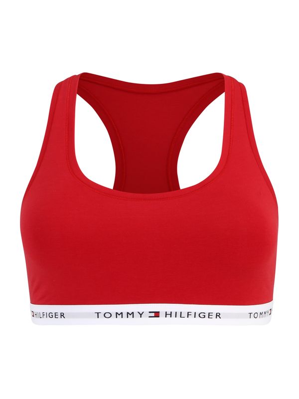 Tommy Hilfiger Underwear Plus Tommy Hilfiger Underwear Plus Сутиен  червено / черно / мръсно бяло