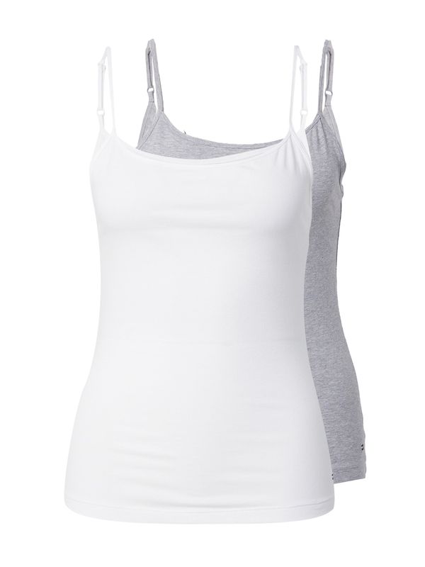 Tommy Hilfiger Underwear Tommy Hilfiger Underwear Потник 'Cami'  сив меланж / бяло