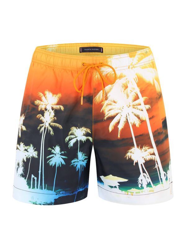 Tommy Hilfiger Underwear Tommy Hilfiger Underwear Шорти за плуване  нощно синьо / светлосиньо / оранжево / бяло