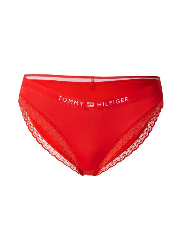Tommy Hilfiger Underwear Tommy Hilfiger Underwear Слип  червено / бяло