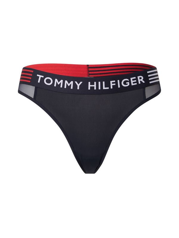 Tommy Hilfiger Underwear Tommy Hilfiger Underwear Стринг  бежово / нейви синьо / червено / бяло