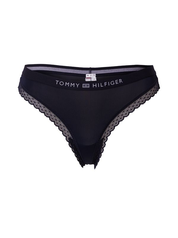 Tommy Hilfiger Underwear Tommy Hilfiger Underwear Стринг  нейви синьо / бяло