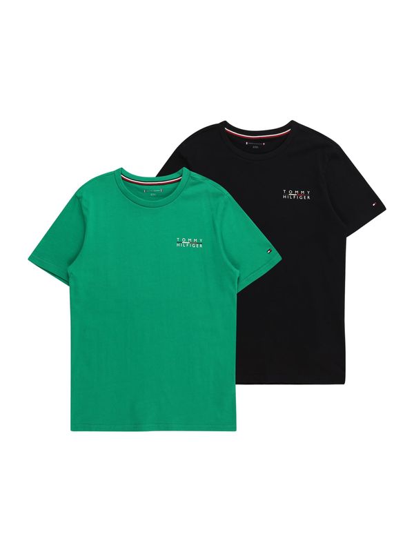 Tommy Hilfiger Underwear Tommy Hilfiger Underwear Тениска  тревнозелено / черно