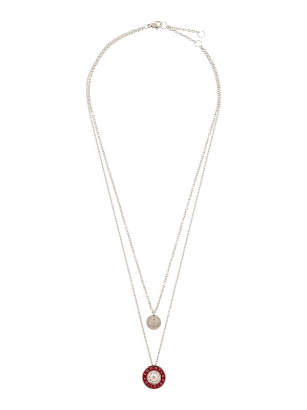 TOMMY HILFIGER TOMMY HILFIGER Верижка  черешово червено / сребърно