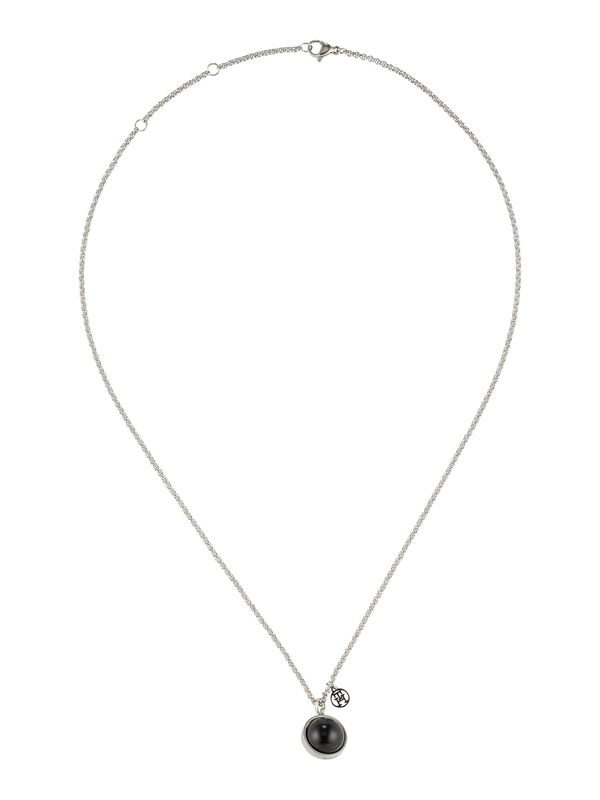 TOMMY HILFIGER TOMMY HILFIGER Верижка  черно / сребърно