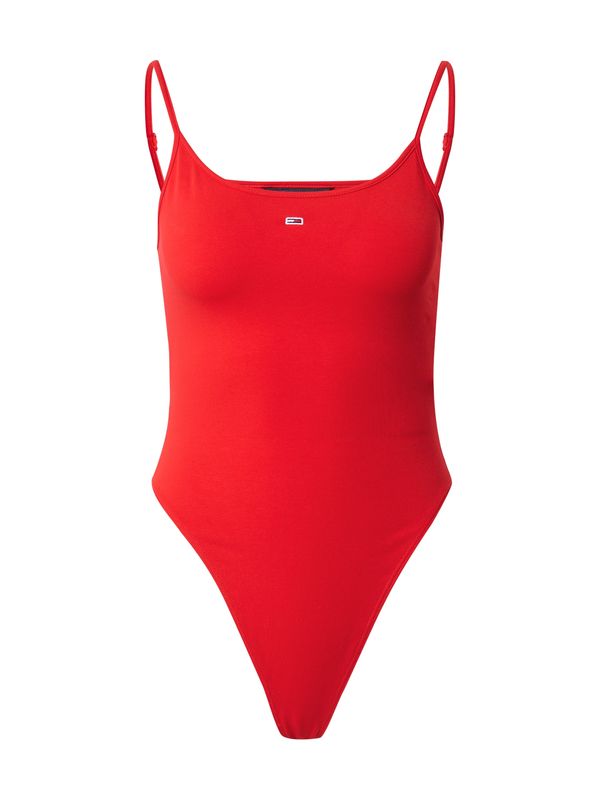 Tommy Jeans Tommy Jeans Блуза боди 'ESSENTIAL'  нейви синьо / червено / бяло