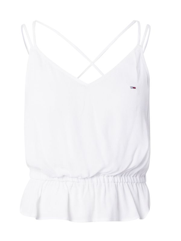 Tommy Jeans Tommy Jeans Блуза 'ESSENTIAL'  бяло